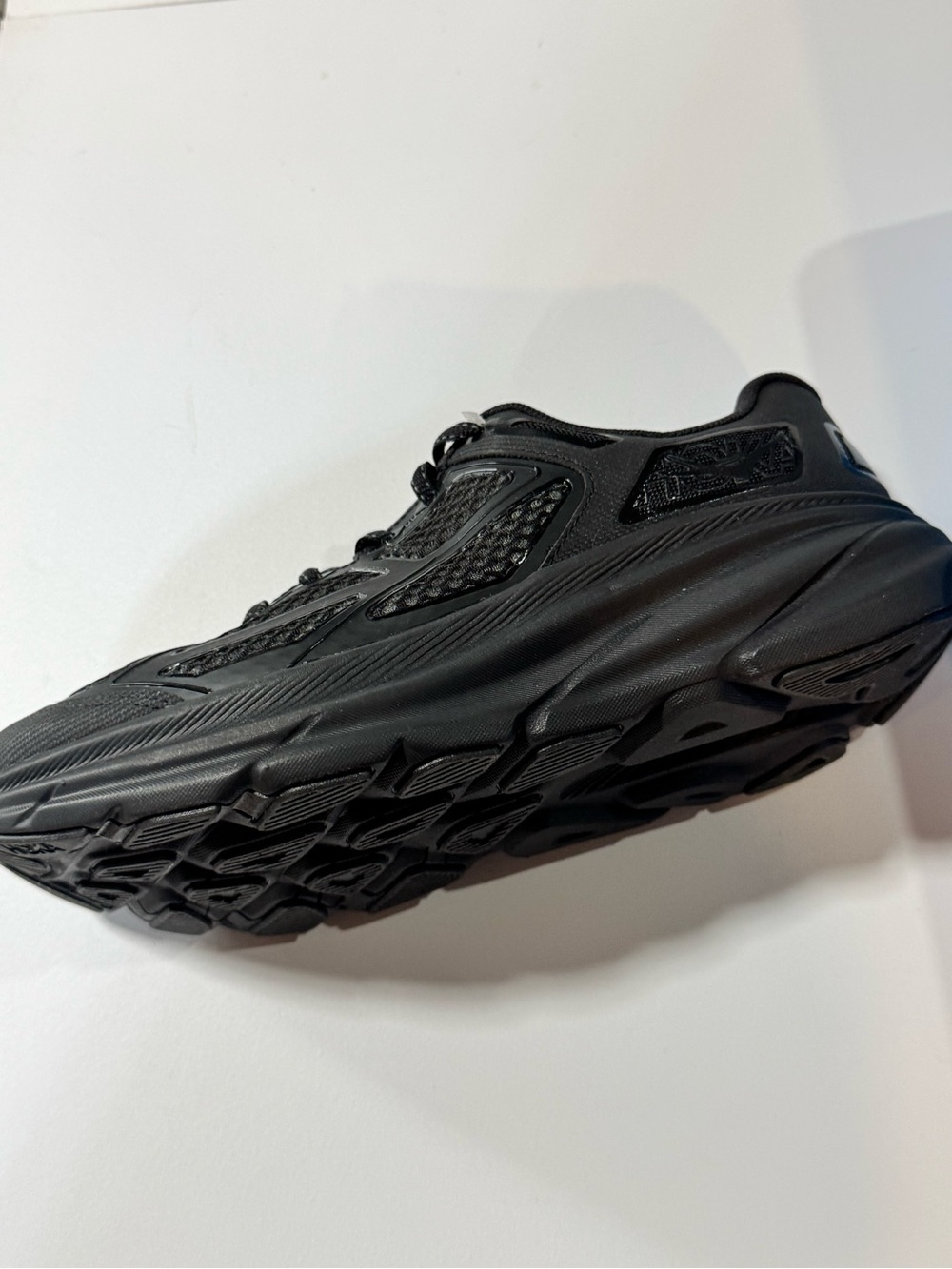 Hoka One One Men's All-Black Athletic Trail Sneaker